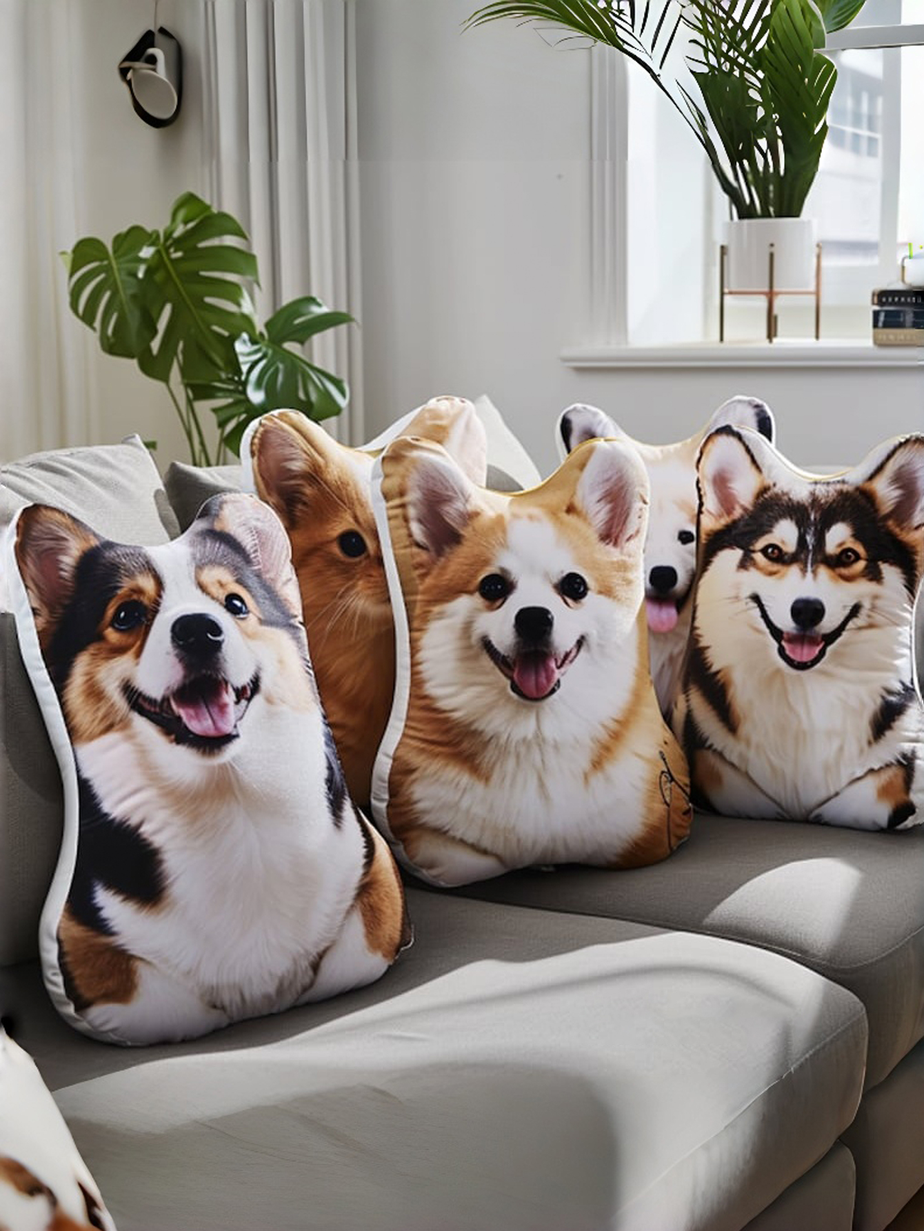 Personalized Pet-Shaped Pillow